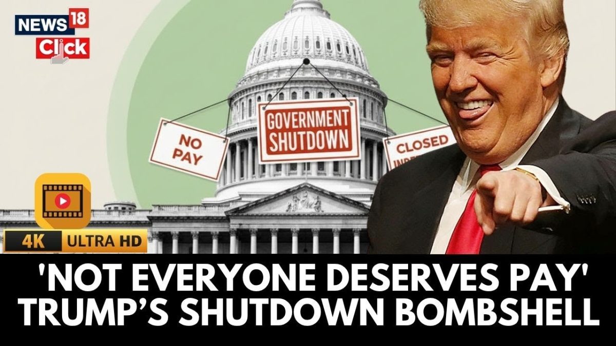 Trump Suggests Some Federal Workers Don’t Deserve Back Pay As Government Shutdown Nears A Week | 4K Trump Suggests Some Federal Workers Don’t Deserve Back Pay As Government Shutdown Nears A Week | 4K