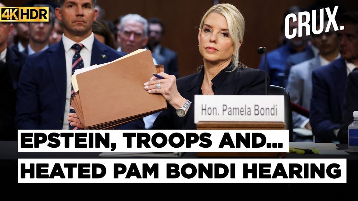 Defiant Pam Bondi Stonewalls Democrats On Epstein And Homan Investigations In Senate Hearing | 4K