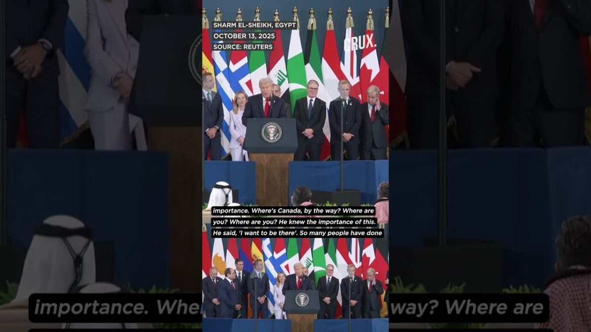 Watch: Trump Shocks Canada PM In Egypt, Calls Carney “President", Jokes ‘At Least I Didn’t Say…’