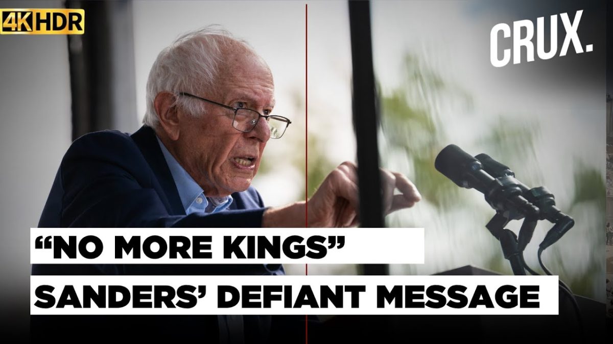 "Not Trump, People Will Rule America" Bernie Sanders' Fiery Speech At DC 'No Kings' Protest | 4K