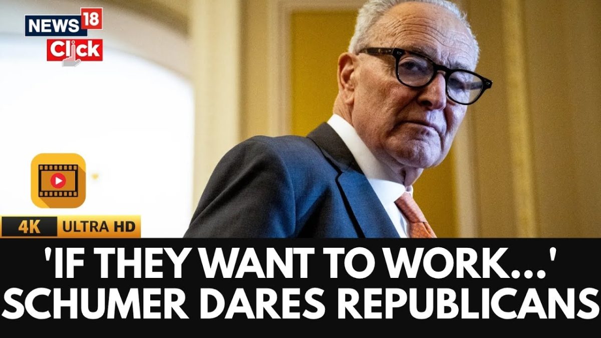 Senator Chuck Schumer Calls Out Republicans Amid U.S. Government ...