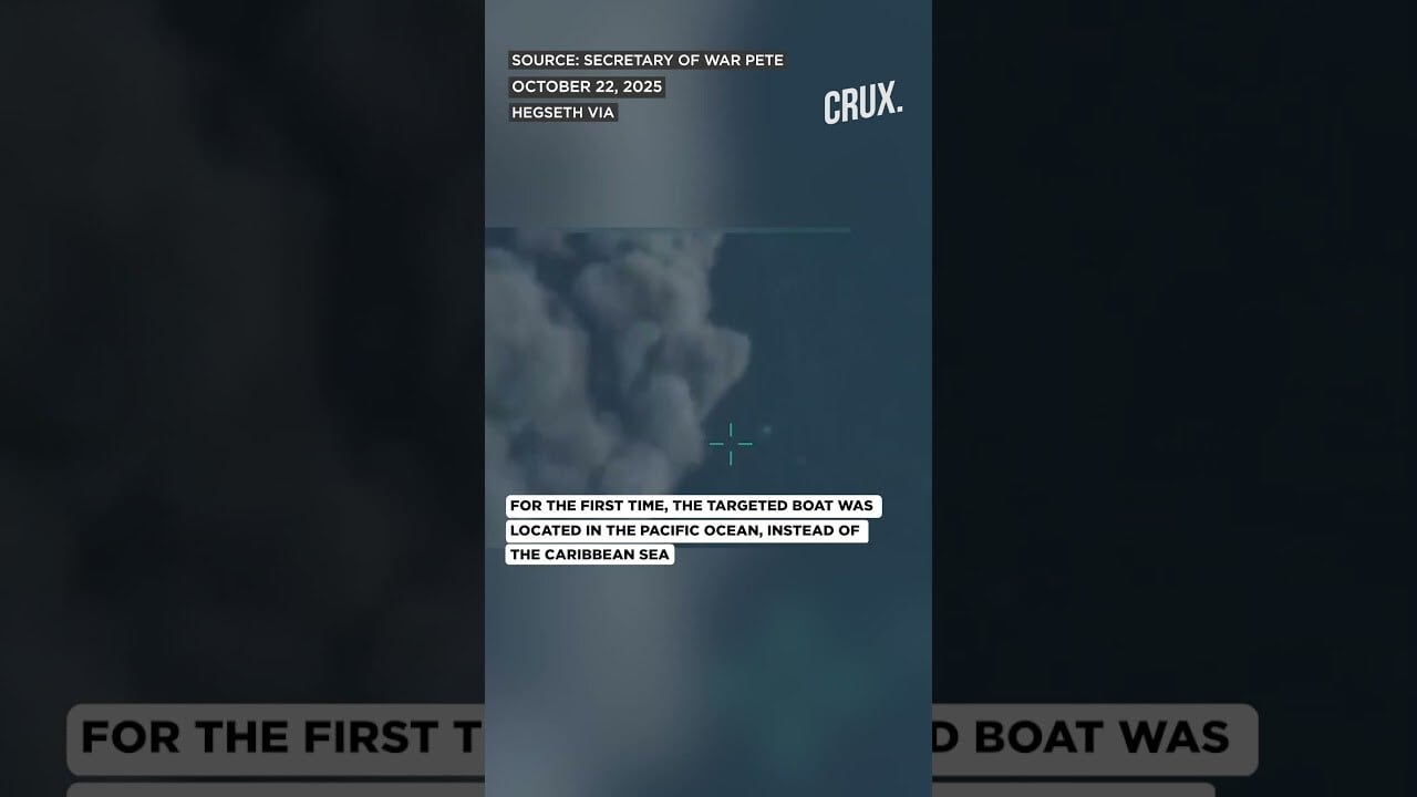 US Launches First Strike On Alleged Drug-Smuggling Boat In Pacific Ocean