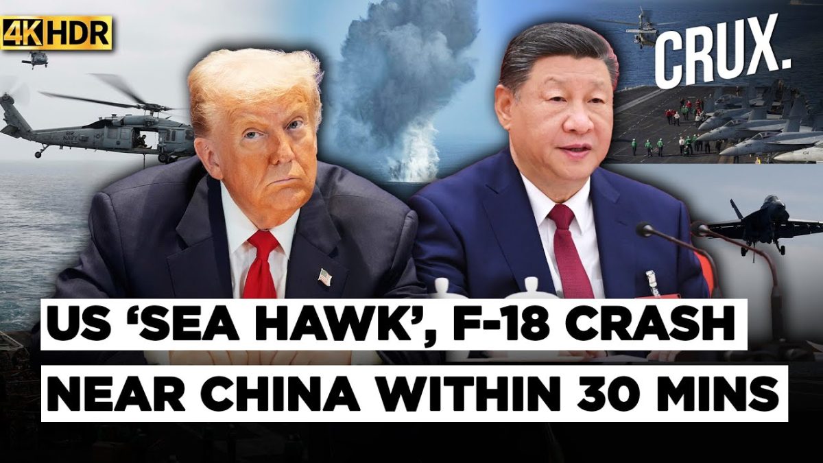 China Bombers ‘Fly Around’ Taiwan As US Sea Hawk, F-18 Crash Near Beijing Amid Trump’s Asia Trip|4K
