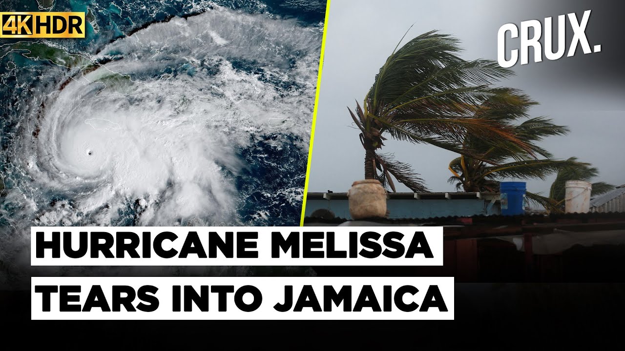 '2025's Strongest Storm' Hurricane Melissa Brings Torrential Rain, Destructive Winds To Jamaica | 4K