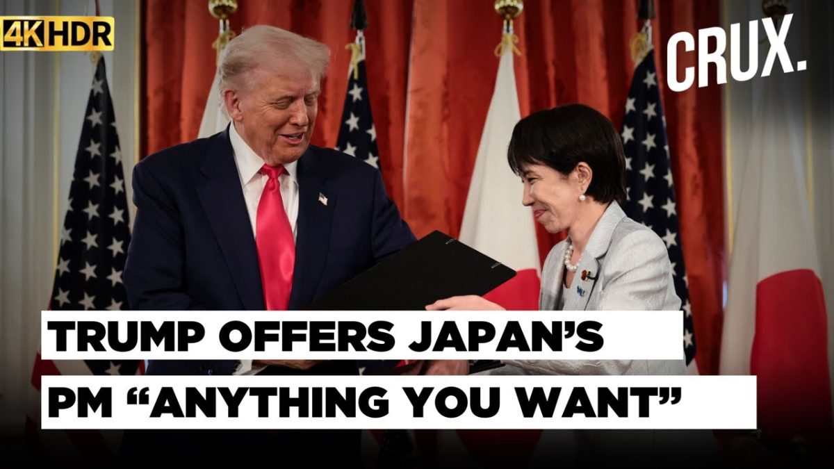 Trump And Takaichi Sign Trade And Rare Earths Deals Heralding "Golden Age" Of US-Japan Alliance | 4K
