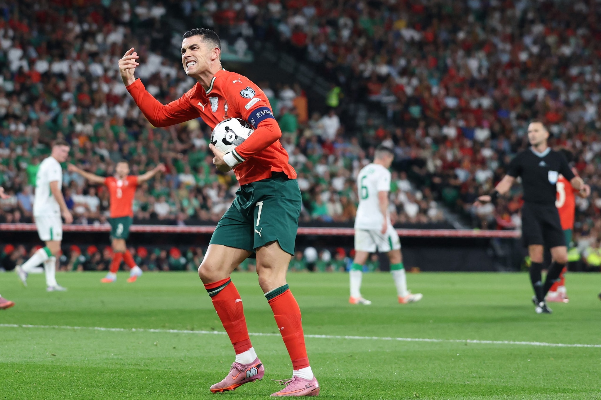 Cristiano Ronaldo – 41 goals in 51 appearancesAnd few could begrudge that accolade going to a player with such drive and relentlessness in the pursuit of greatness. Should Portugal make it to next summer’s finals, it will surely be Ronaldo’s last shot at football’s ultimate prize. (AFP) Cristiano Ronaldo – 41 goals in 51 appearancesAnd few could begrudge that accolade going to a player with such drive and relentlessness in the pursuit of greatness. Should Portugal make it to next summer’s finals, it will surely be Ronaldo’s last shot at football’s ultimate prize. (AFP)