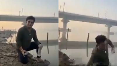 AAP shared the video on X and took a swipe at BJP. (X)