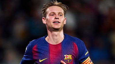 Barcelona's Frenkie de Jong (X)