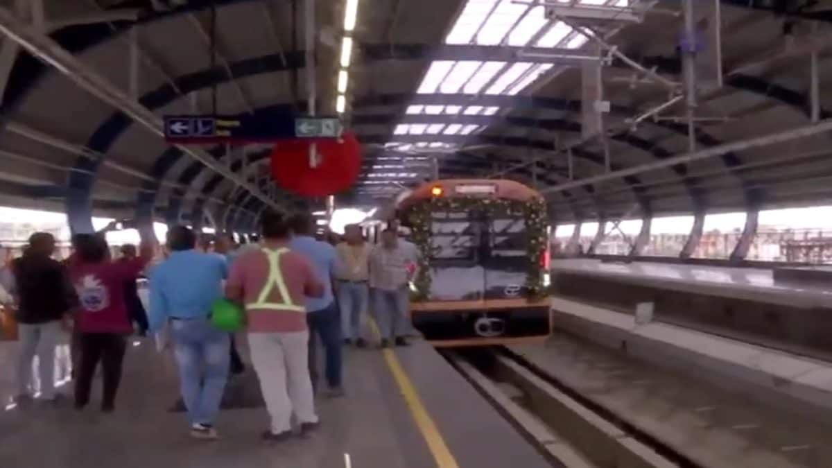 Nitish Kumar Inaugurates First Phase Of Patna Metro Ahead Of Bihar Polls