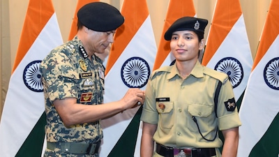 Constable Shivani of BSF, the Silver medalist in  the 17th World Wushu Championship 2025, was been promoted to the Rank of Head Constable (X)