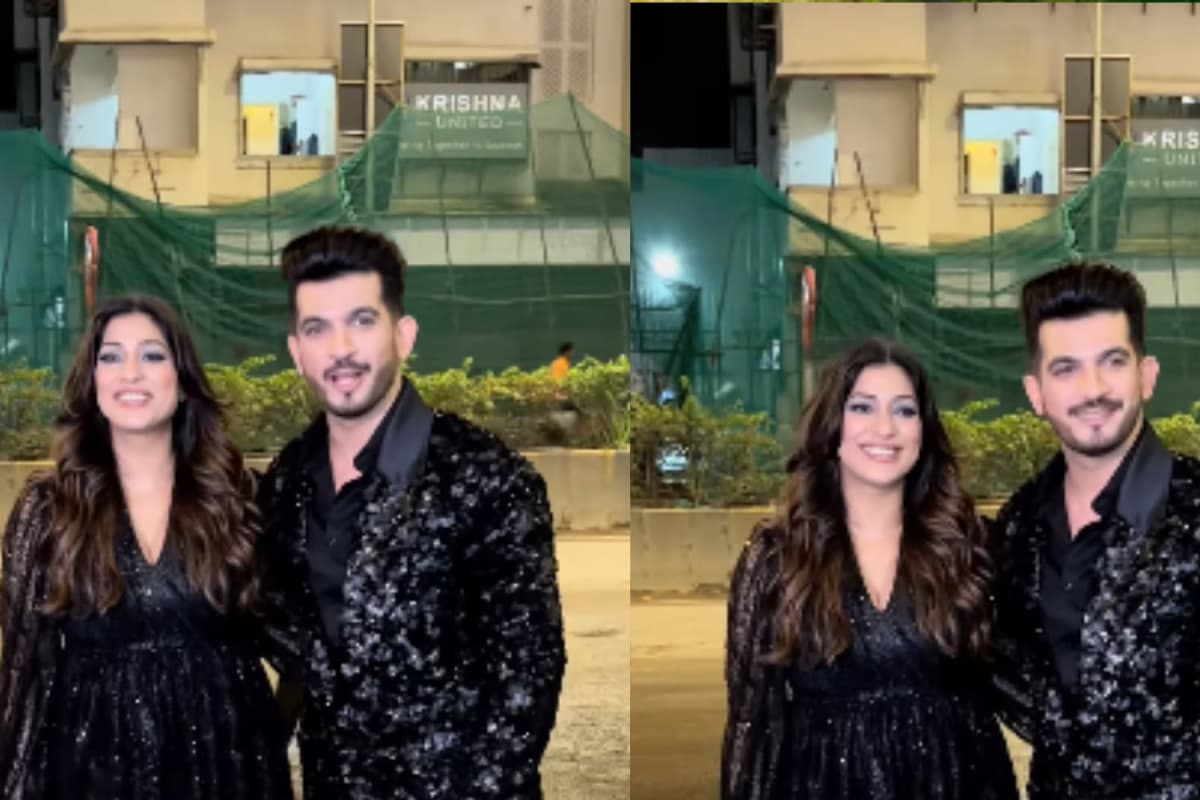 Arjun Bijlani Twins With Wife Neha Swamy At His Star-Studded Birthday Bash