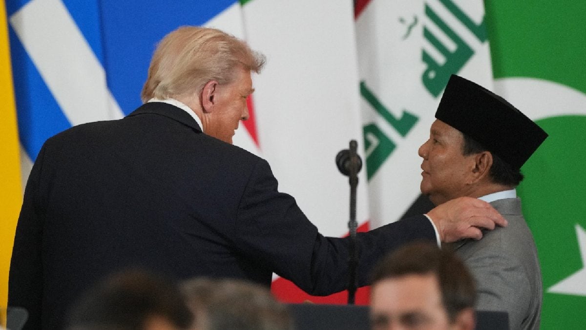 Indonesia’s Subianto Caught On Hot Mic Asking Trump About Meetings With His Son Eric
