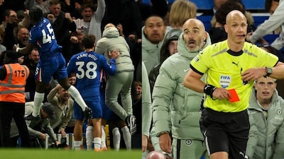 Enzo Mareca's spirited celebration has landed him in a touch of hot water with the England FA (X)