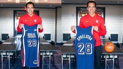 Miami Heat and now new USA Basketball head coach Erik Spoelstra (X)