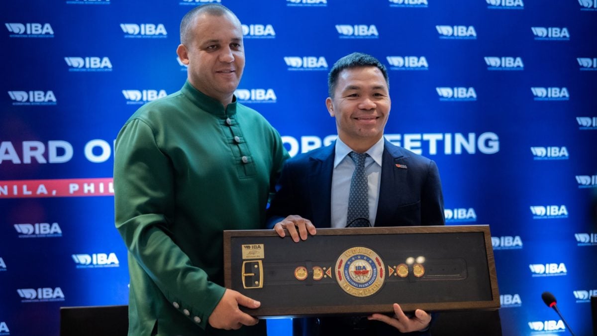 From Ring To Boardroom: Manny Pacquiao Named As New IBA Vice President
