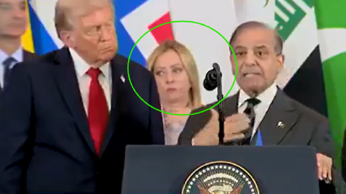 ‘Queen Of Reactions’: Meloni’s Expressions During Trump’s Exchanges With Starmer, Shehbaz Go Viral