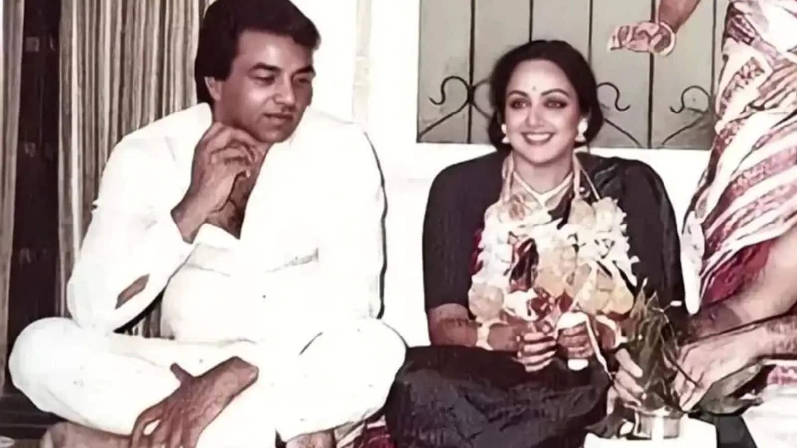 Hema Malini and Dharmendra dated for five years before marrying in 1980. Since Dharmendra’s first wife, Prakash Kaur, didn’t agree to a divorce, he faced legal issues, but he was determined to marry Hema. Finally, he decided to convert to Islam, and they had a beautiful marriage. Hema Malini and Dharmendra dated for five years before marrying in 1980. Since Dharmendra’s first wife, Prakash Kaur, didn’t agree to a divorce, he faced legal issues, but he was determined to marry Hema. Finally, he decided to convert to Islam, and they had a beautiful marriage.