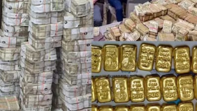 The haul included two gold bricks, jewelry worth Rs 8 lakh, and 144 guineas valued at Rs 1.85 lakh. (Representative/News18 Hindi)