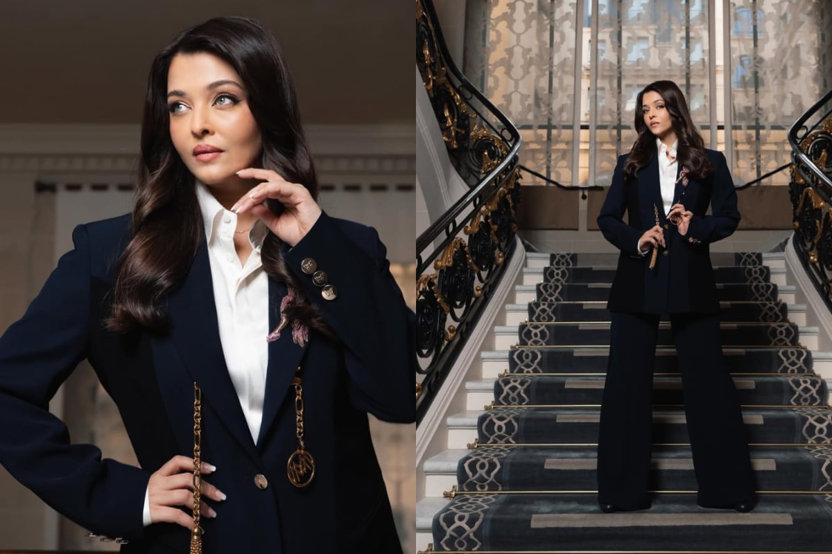 Aishwarya Rai’s Paris Photoshoot Redefines Power And Poise In A Bold Manish Malhotra Pantsuit