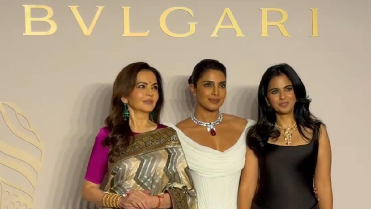 Nita Ambani And Isha Ambani Shine At Bvlgari’s Serpenti Infinito Exhibition At NMACC