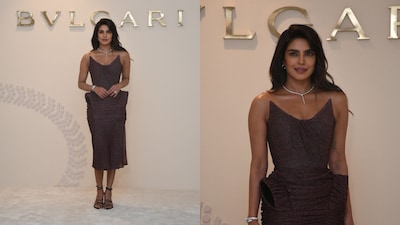Priyanka Chopra at the Bvlgari event in Mumbai