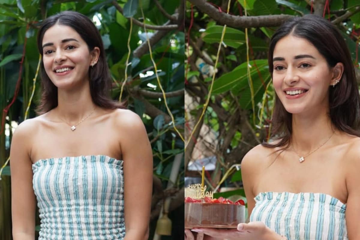 Ananya Panday Celebrates Her 27th Birthday In The PDKF Store’s Striped Abu Dress