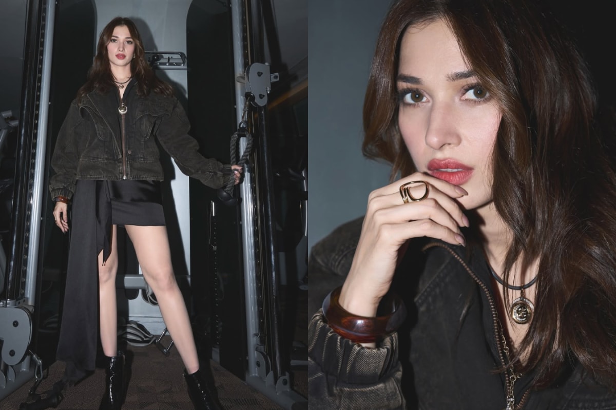 Tamannaah Bhatia Turns Heads In Edgy All-Black Look For H&M India’s 10-Year Celebration