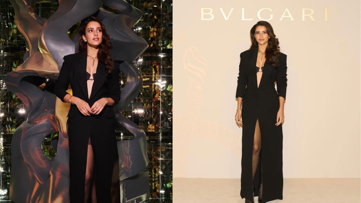 Triptii Dimri In A Bold Black Powersuit Is Slaying Like A Queen On The Red Carpet
