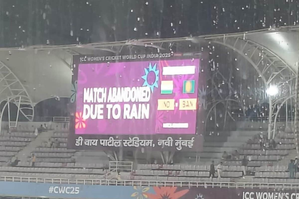 India vs Bangladesh World Cup Match Abandoned; Pratika Rawal’s Injury Scares Hosts Ahead of Semis