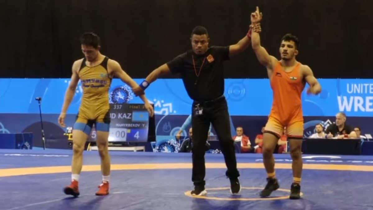 India's Vishvajit More Wins Bronze At U23 Wrestling World Championships