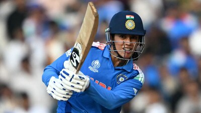 India's Smriti Mandhana (AFP)