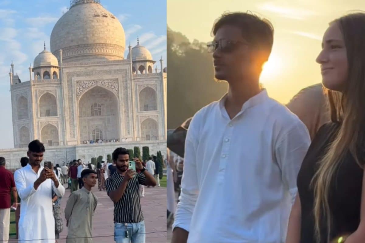 Foreigner Visits Taj Mahal, Becomes The ‘Tourist Attraction’ Herself: ‘I Could Hardly Walk Away’
