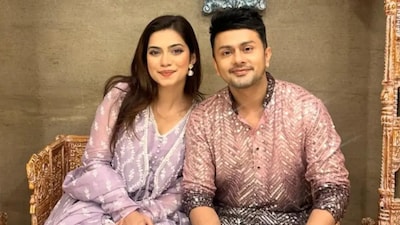 Awez Darbar and Nagma Mirajkar first sparked dating rumours around 2019 when their social media collaborations and chemistry caught fans’ attention. 