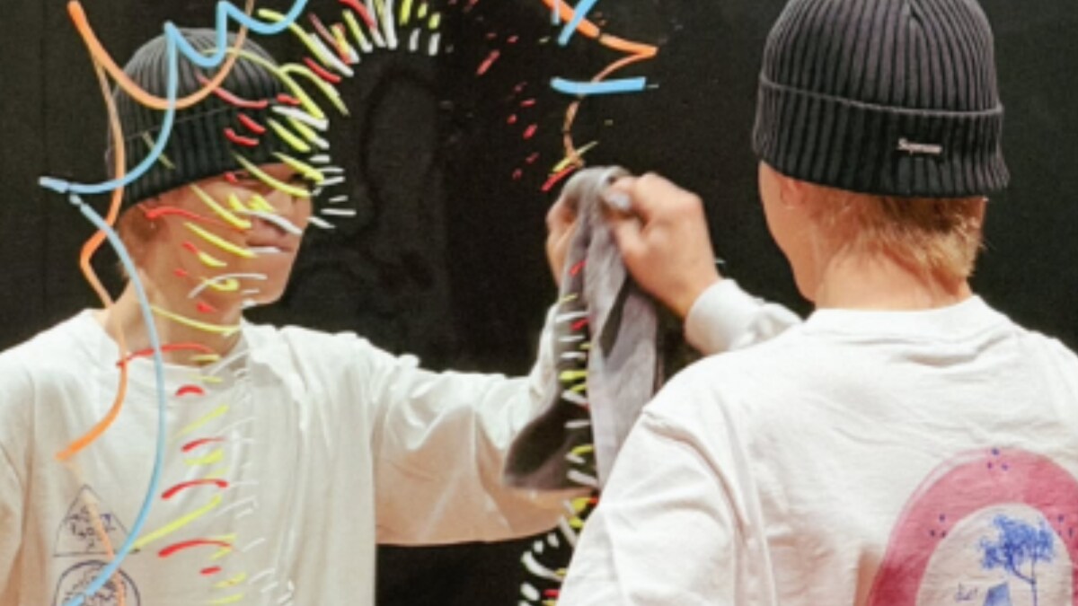 Jimin Cleans Iconic Graffiti, J-Hope Teases Him