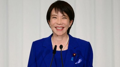 Sanae Takaichi is also the newly-elected leader of Japan's ruling party. (AFP)