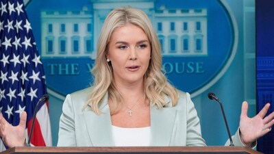 ‘Your Mom Did’: Karoline Leavitt Snaps At Reporter Over Trump–Putin