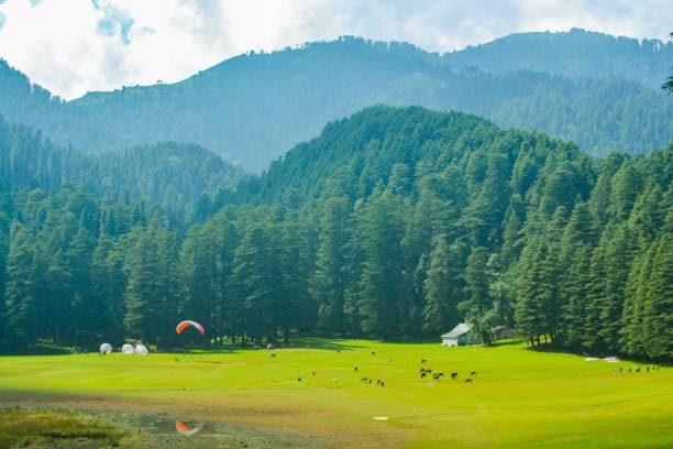 Khajjiar, Himachal Pradesh: Often called the ‘Mini Switzerland of India,’ Khajjiar boasts lush green meadows, dense forests, and a fresh environment. Its clean air and scenic beauty make it a peaceful and pollution-free destination. Khajjiar, Himachal Pradesh: Often called the ‘Mini Switzerland of India,’ Khajjiar boasts lush green meadows, dense forests, and a fresh environment. Its clean air and scenic beauty make it a peaceful and pollution-free destination.