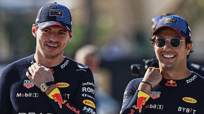 Max Verstappen and Sergio Perez, back when they were teammates at Red Bull Racing (X)