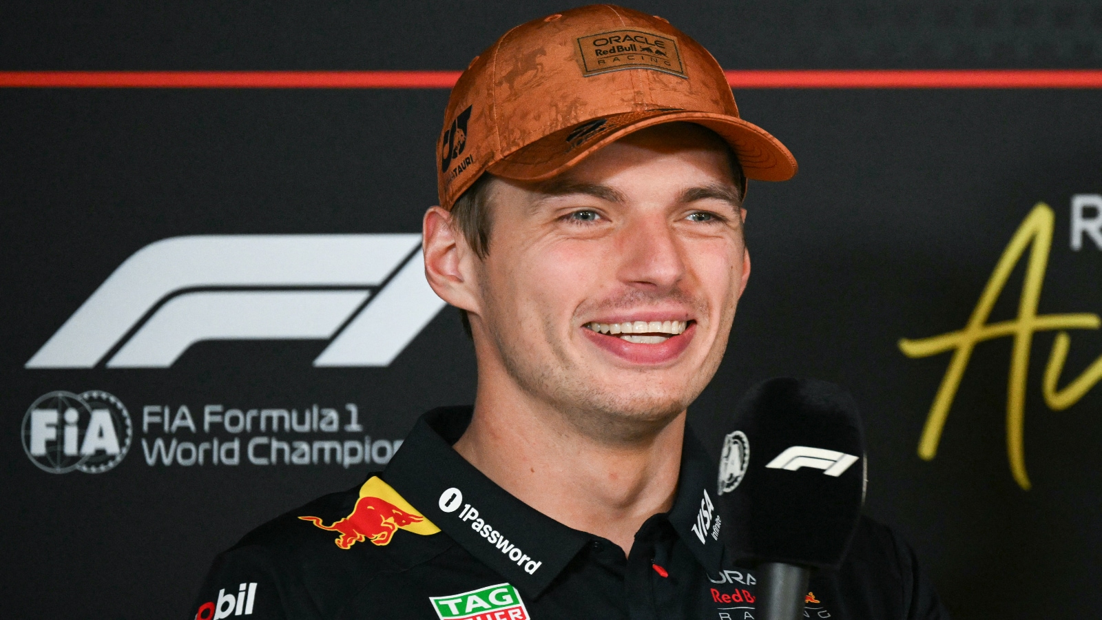 Max Verstappen couldn't help but laugh at all the talk surrounding McLaren's 'papaya rules' (AFP) Max Verstappen couldn't help but laugh at all the talk surrounding McLaren's 'papaya rules' (AFP)