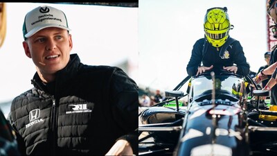 Mick Schmacher gets a taste of IndyCar Racing (X)