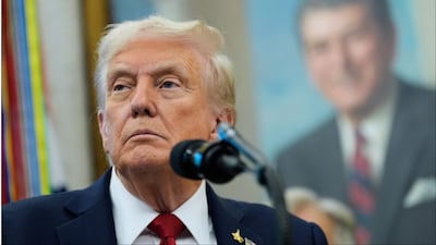 Donald Trump speaks in the Oval Office of the White House (File photo/AP)