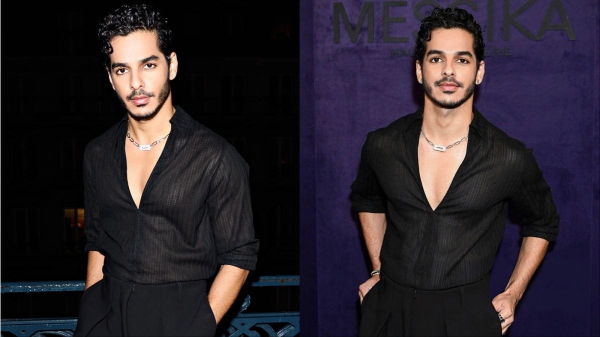 Ishaan Khatter Stuns In Sheer Black At Messika’s Paris Fashion Week Showcase