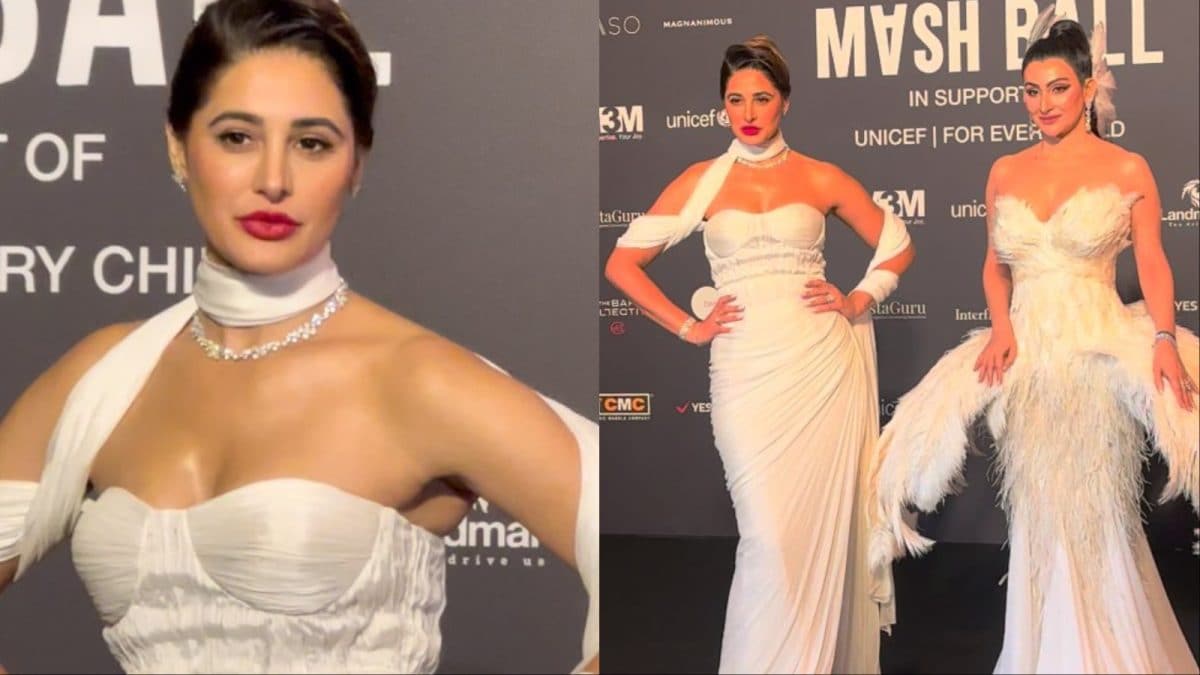 <div>Nargis Fakhri Shines In Chic White Gown At Shalini Passi's Star-Studded MASH Ball</div>