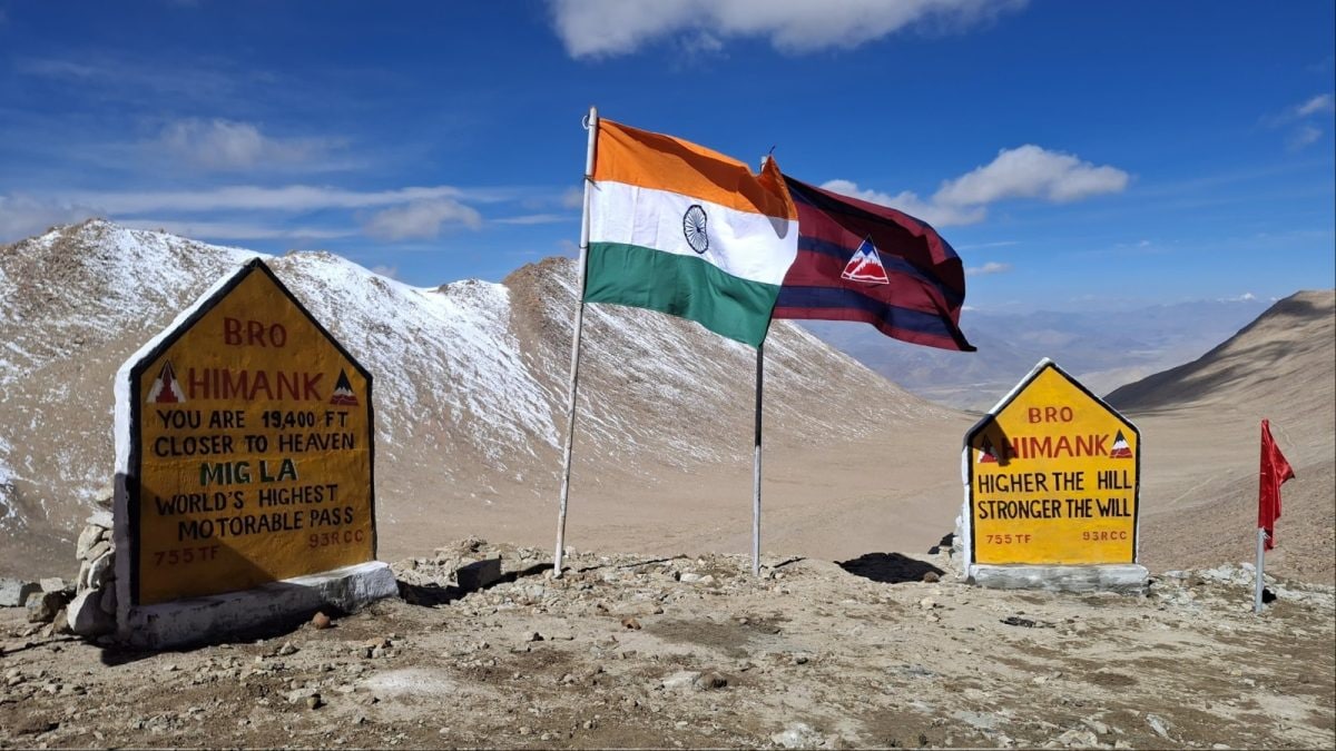 At 19,400 Ft, India Builds The World’s Highest Motorable Road At Mig La Pass
