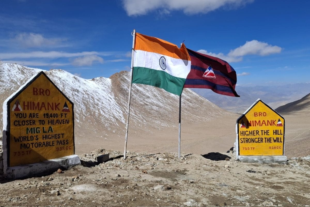 At 19,400 Ft, India Builds The World’s Highest Motorable Road At Mig La Pass
