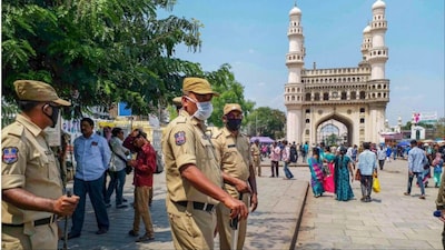 A file photo of the Hyderabad Police (PTI)