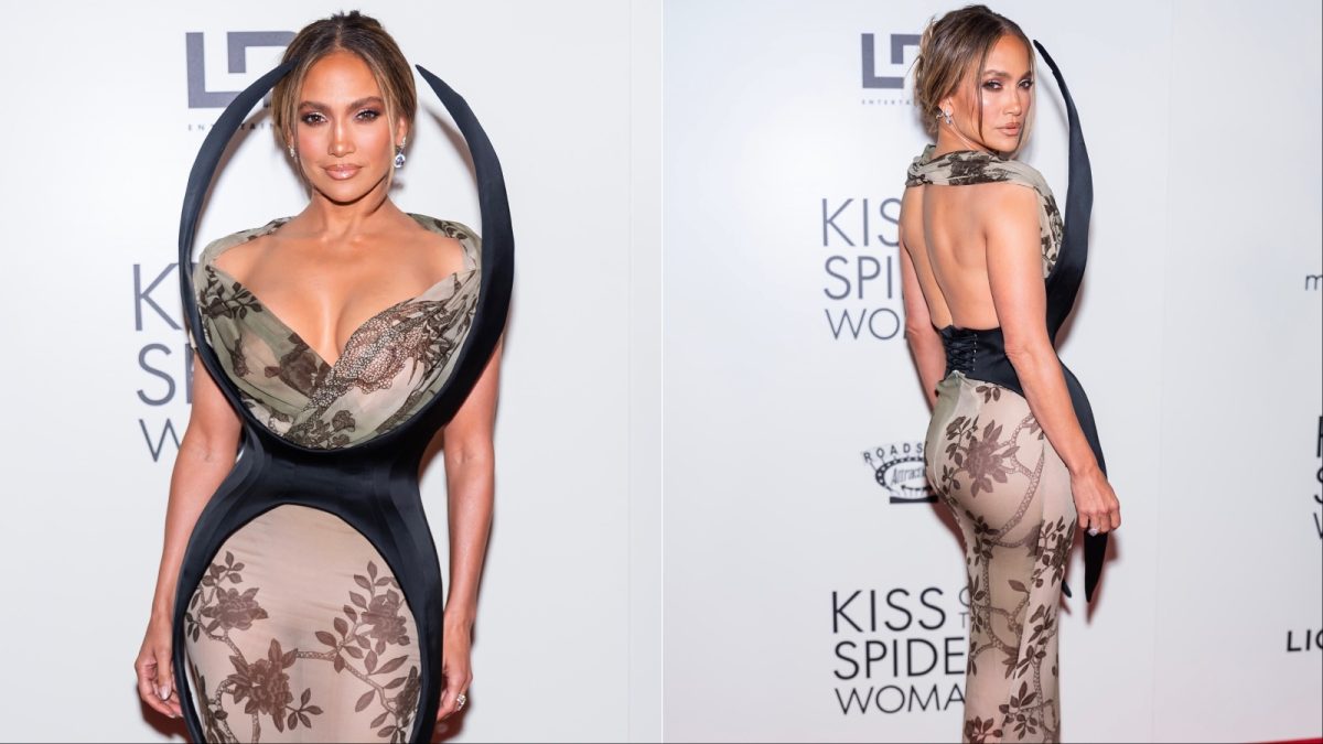 Jennifer Lopez’s Spider-Inspired Gown Stuns Kiss Of The Spider Woman Premiere