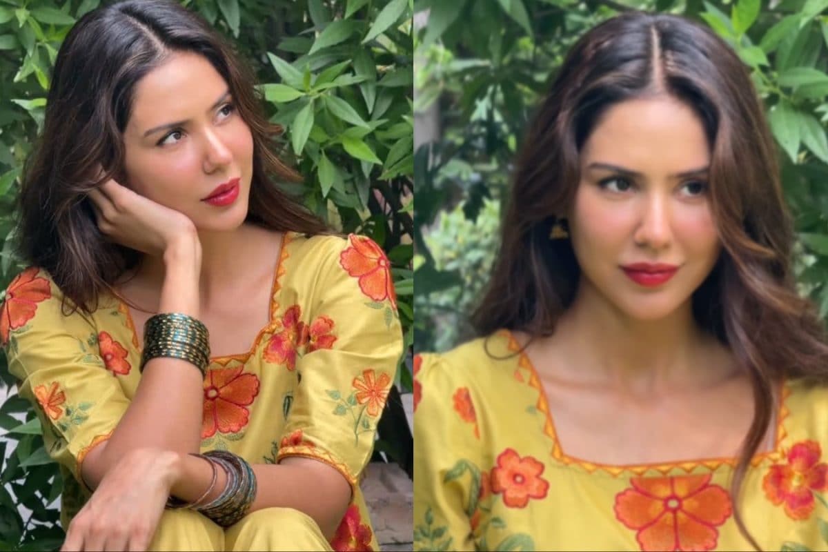 Sonam Bajwa’s Olive Yellow Farshi Salwar Look Is The Perfect Ode To Autumn