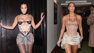 Corsets, Chains, And Braids: Decoding Kim Kardashian’s Sultry 45th Birthday Looks
