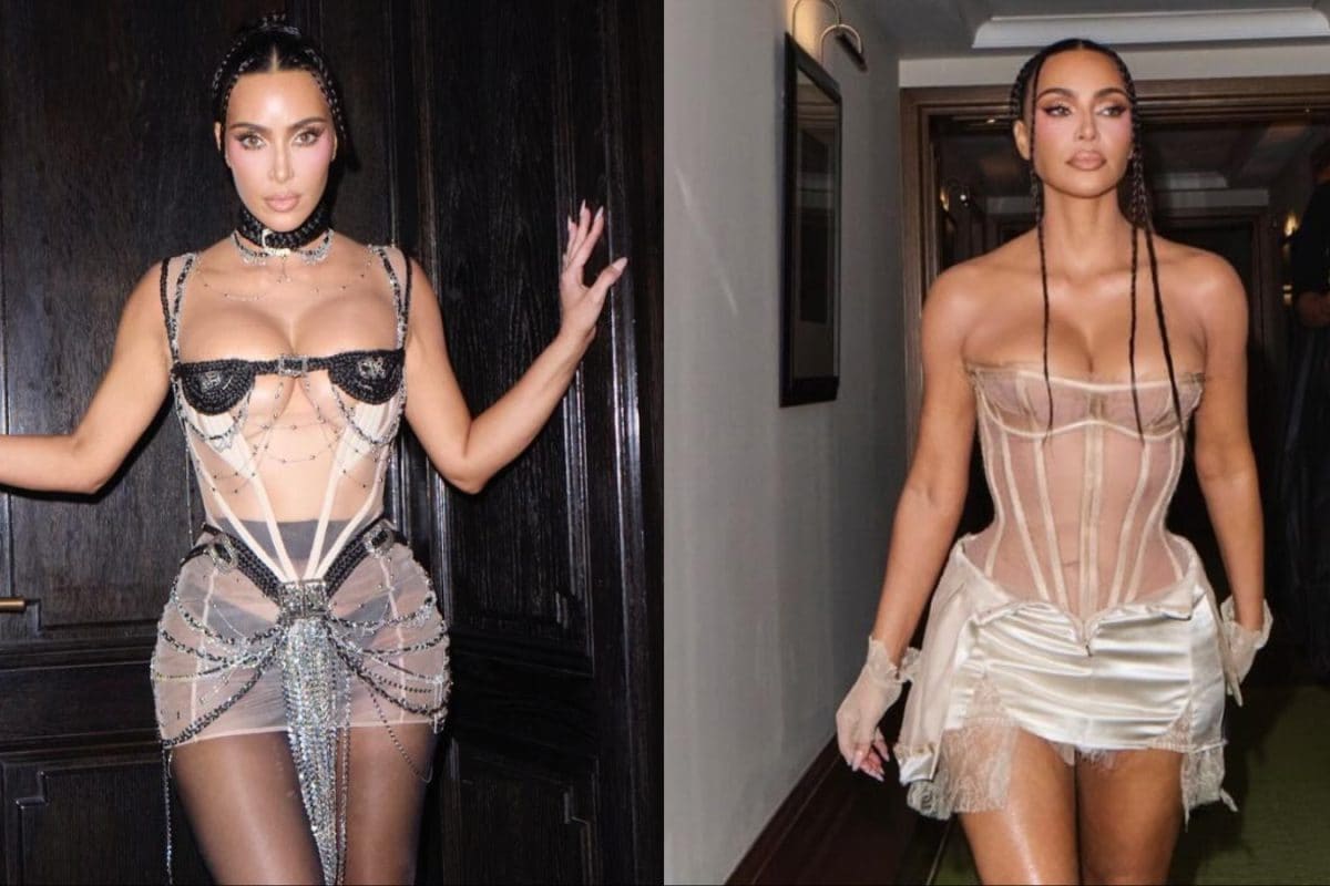 Corsets, Chains, And Braids: Decoding Kim Kardashian’s Sultry 45th Birthday Looks